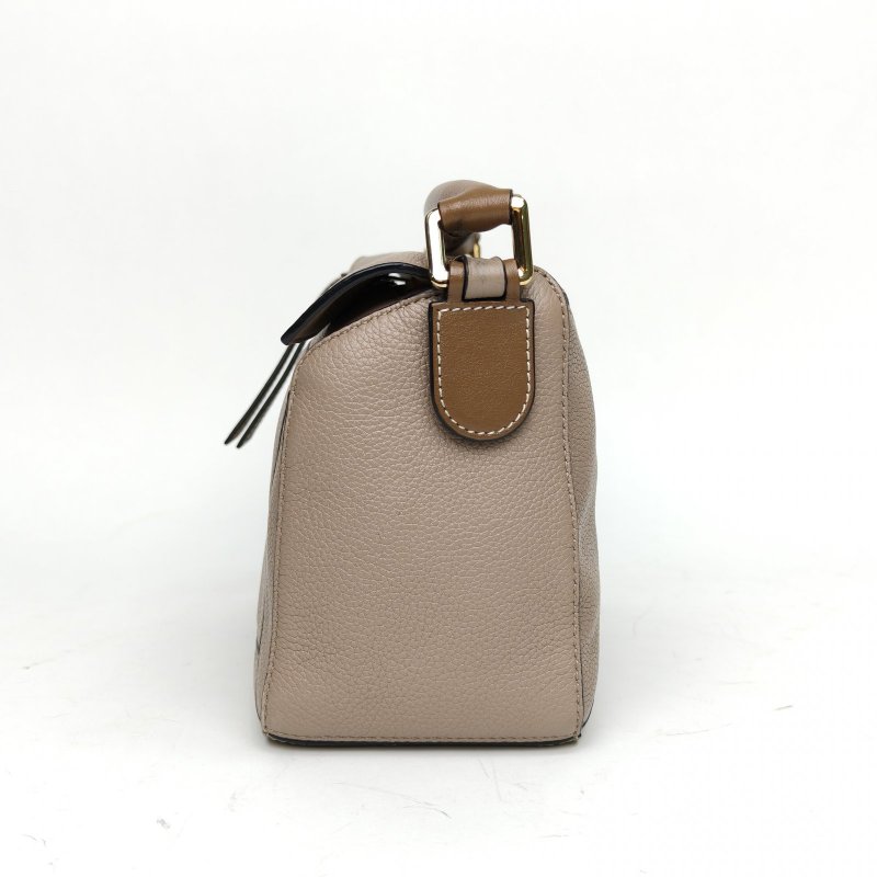 LOEWE Puzzle24幾何包小號拼色牛皮肩背包-3