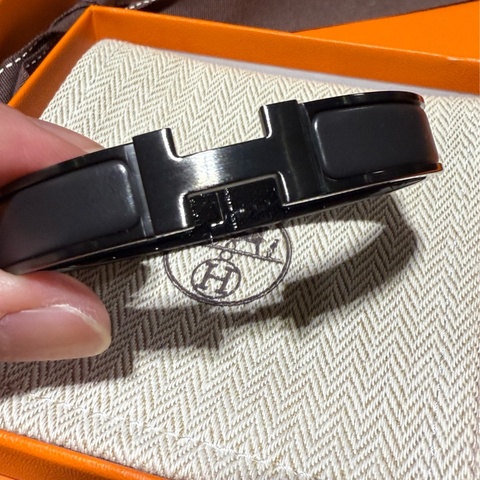 （全新）Hermes 愛馬仕Clic HH So Black T5手環 原價28,700
