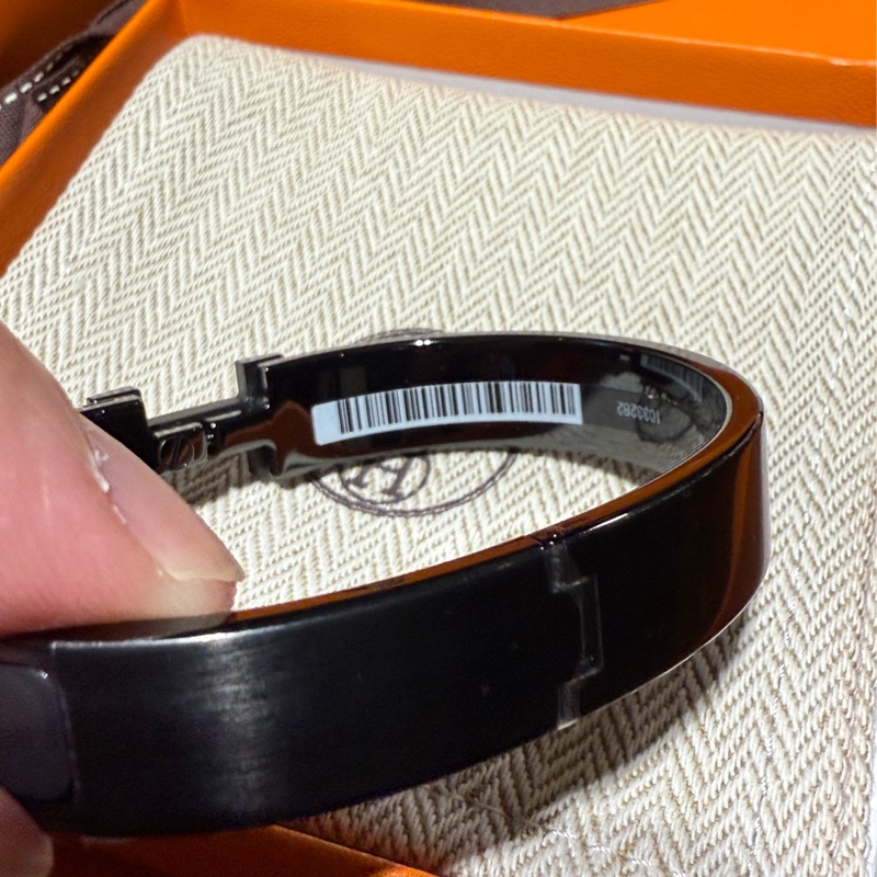 （全新）Hermes 愛馬仕Clic HH So Black T5手環 原價28,700-2