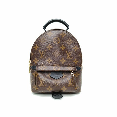 LOUIS VUITTON PalmSprings小書包Mini17新款拉鏈外露老花PVC2020肩背包
