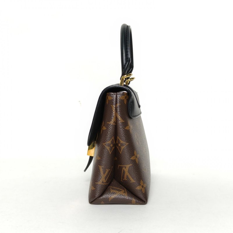 LOUIS VUITTON LockyBB鎖頭包黑色PVC金扣晶片肩背包-1