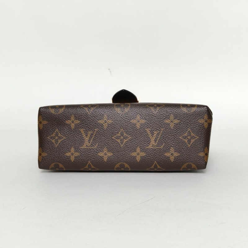 LOUIS VUITTON LockyBB鎖頭包黑色PVC金扣晶片肩背包-4