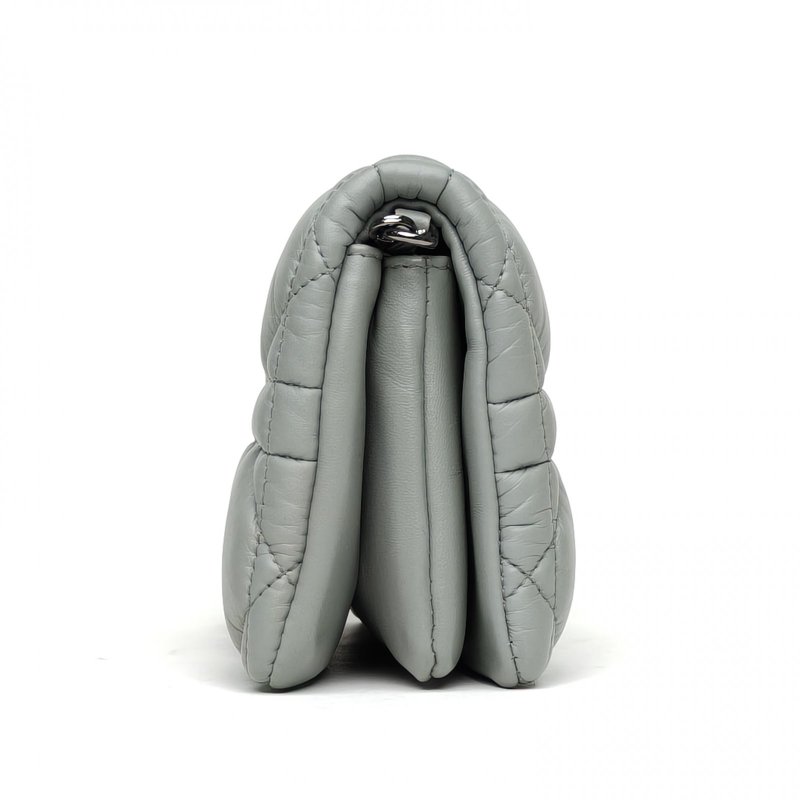 DIOR Caro小號20灰色牛皮鎢鋼扣2022肩背包-1