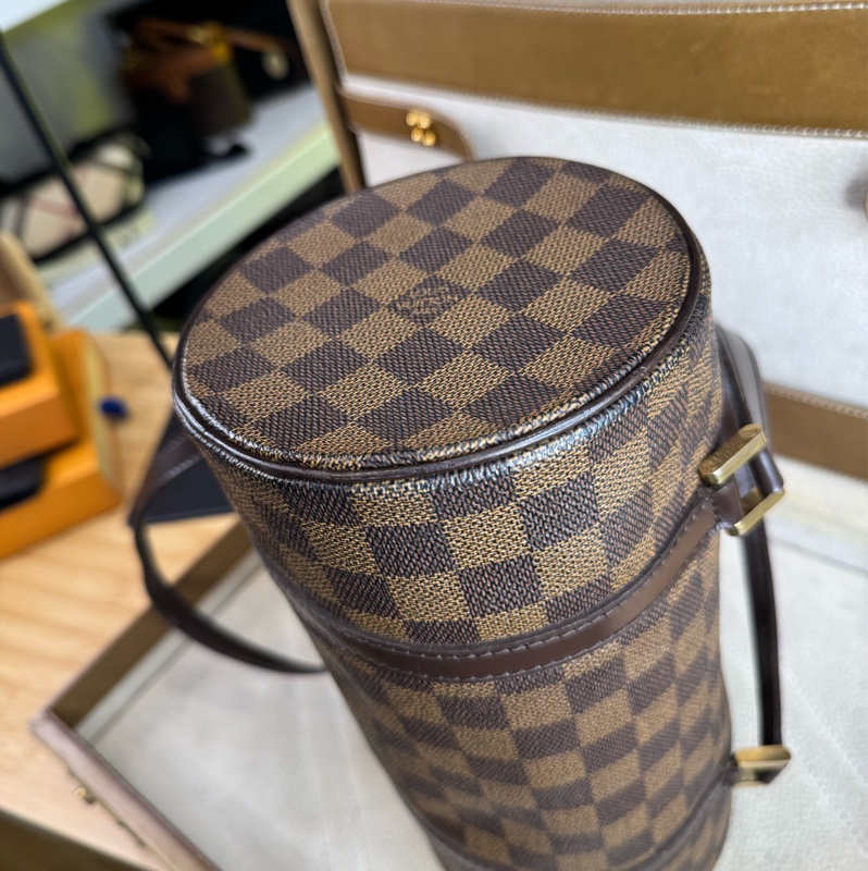 Louis Vuitton棋盤格Damier papillon 26cm手提包🤎超經典-2