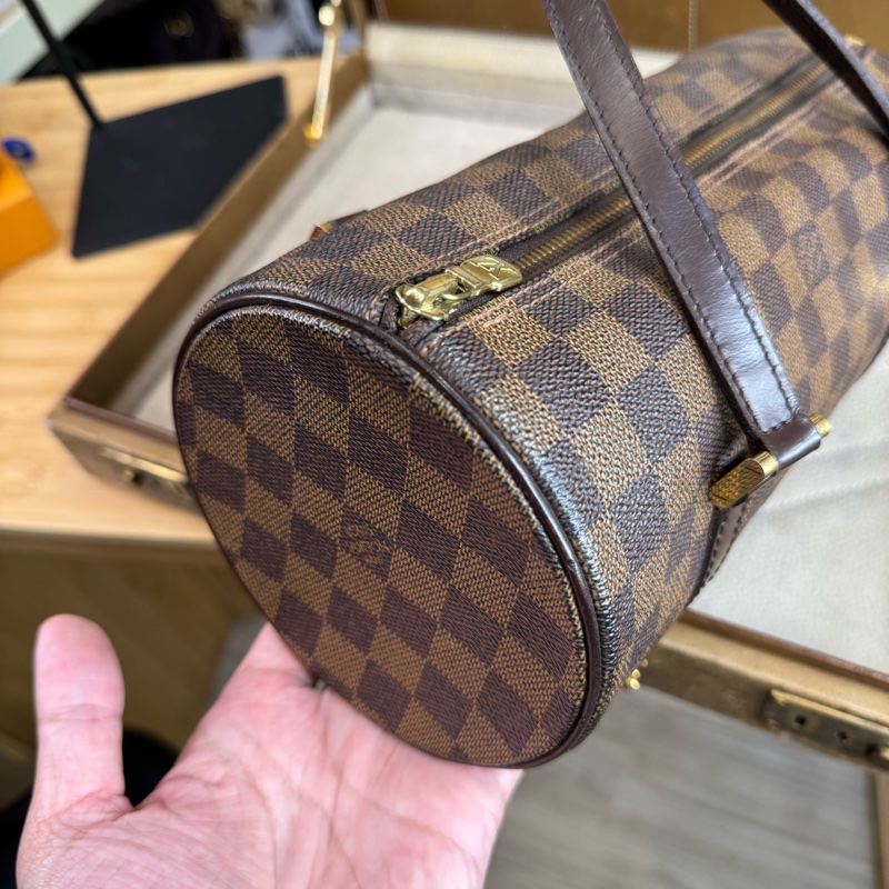Louis Vuitton棋盤格Damier papillon 26cm手提包🤎超經典-3