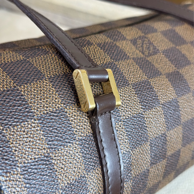 Louis Vuitton棋盤格Damier papillon 26cm手提包🤎超經典-18
