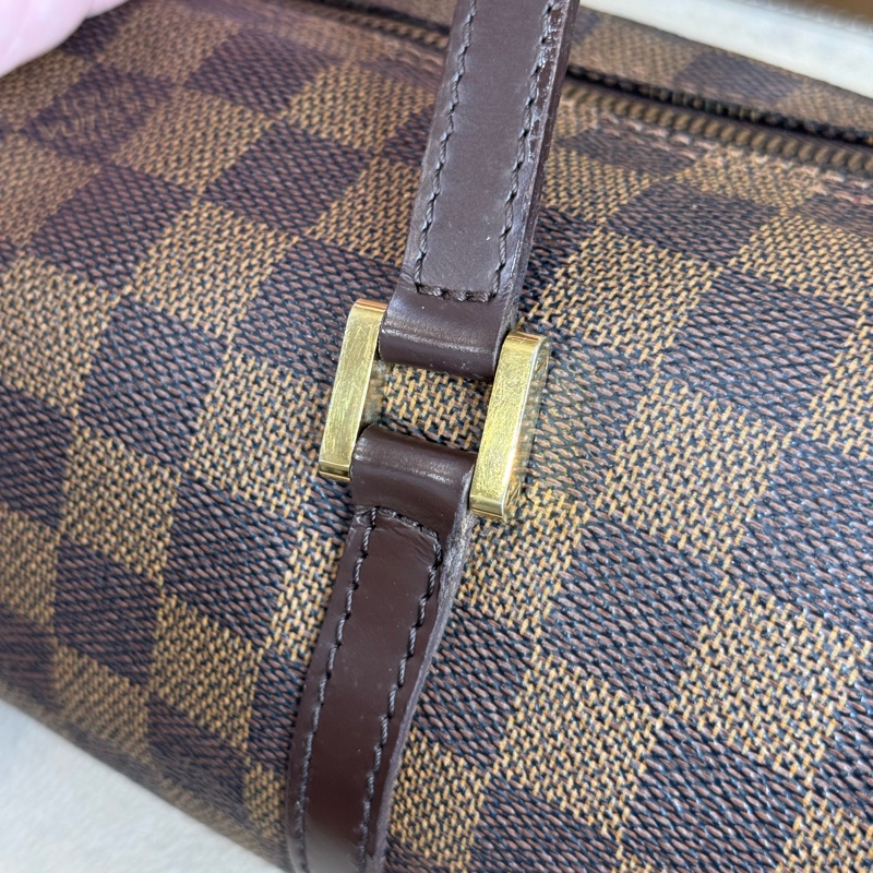 Louis Vuitton棋盤格Damier papillon 26cm手提包🤎超經典-19