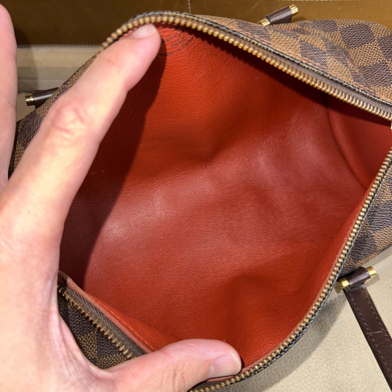 Louis Vuitton棋盤格Damier papillon 26cm手提包🤎超經典-20
