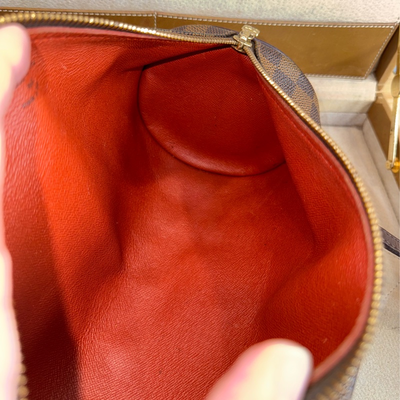 Louis Vuitton棋盤格Damier papillon 26cm手提包🤎超經典-22