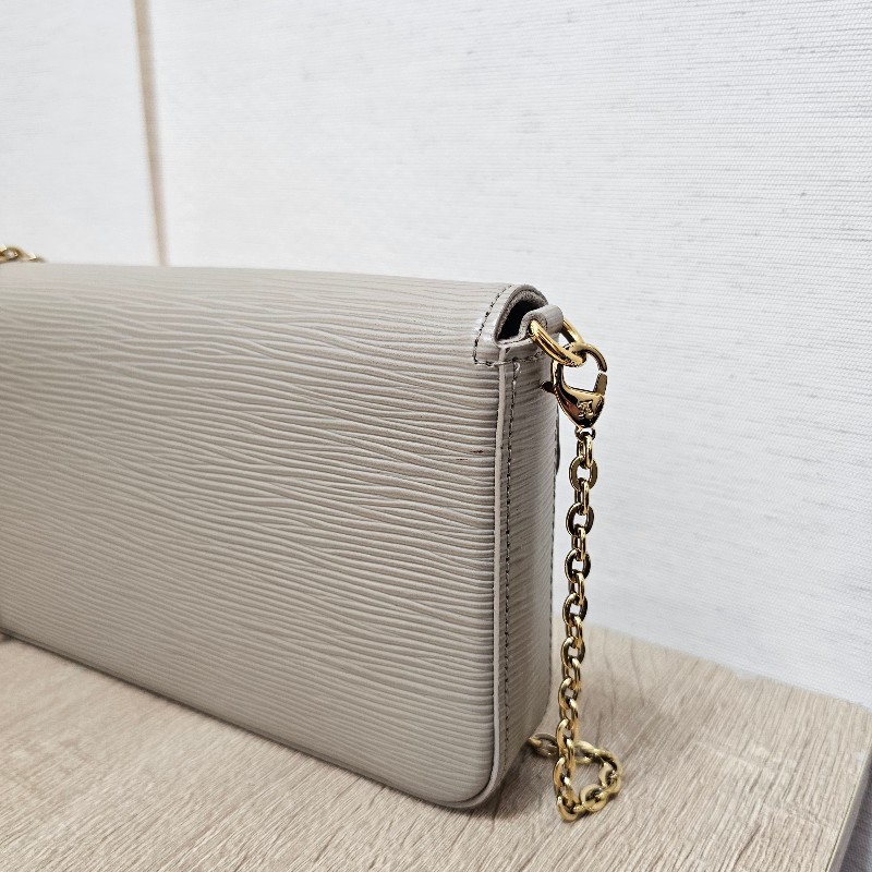 [奶茶色水波紋好物甜價☺️] LV奶茶色Epi皮革三合一斜背鏈包-2