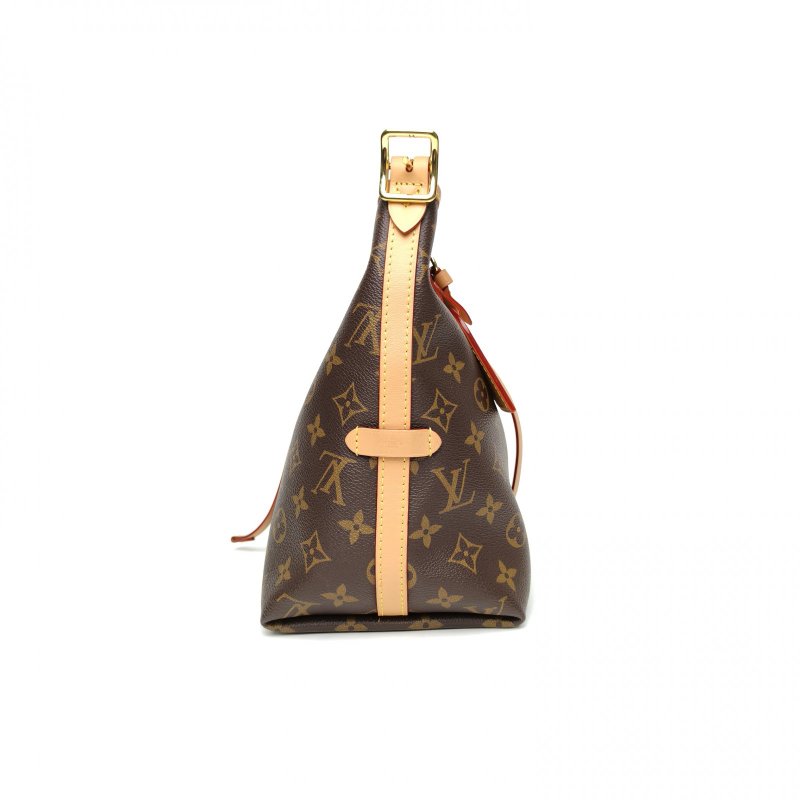 LOUIS VUITTON CARRYALL小號29配子袋老花PVC金扣晶片肩背包-3