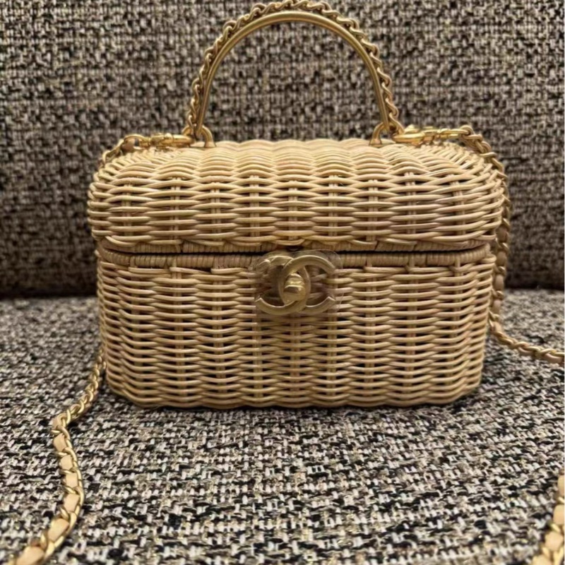 Chanel香奈兒26C春夏限定編織CF手柄-4