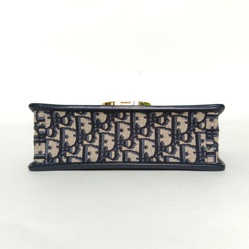 DIOR 30Montaigne蒙田EAST-WEST鏈條包21老花帆布金扣2023肩背包-4