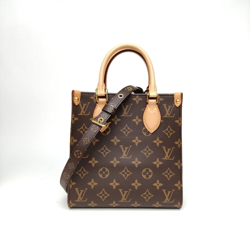 LOUIS VUITTON SACPLAT琴譜包BB21.5老花PVC晶片肩背包-0