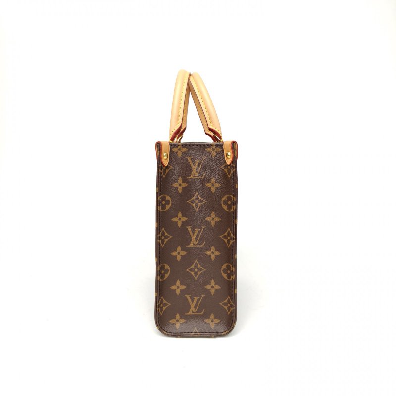 LOUIS VUITTON SACPLAT琴譜包BB21.5老花PVC晶片肩背包-1