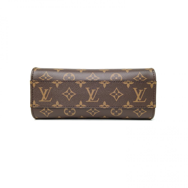 LOUIS VUITTON SACPLAT琴譜包BB21.5老花PVC晶片肩背包-4