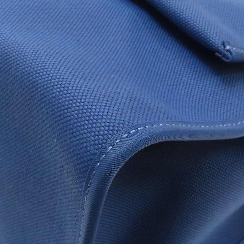 【再降價】藍色 帆布 Herbag 39 肩背包 銀扣 C刻-9