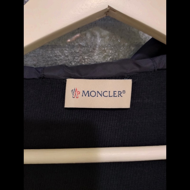 Moncler 深藍尼龍+棉質外套-8