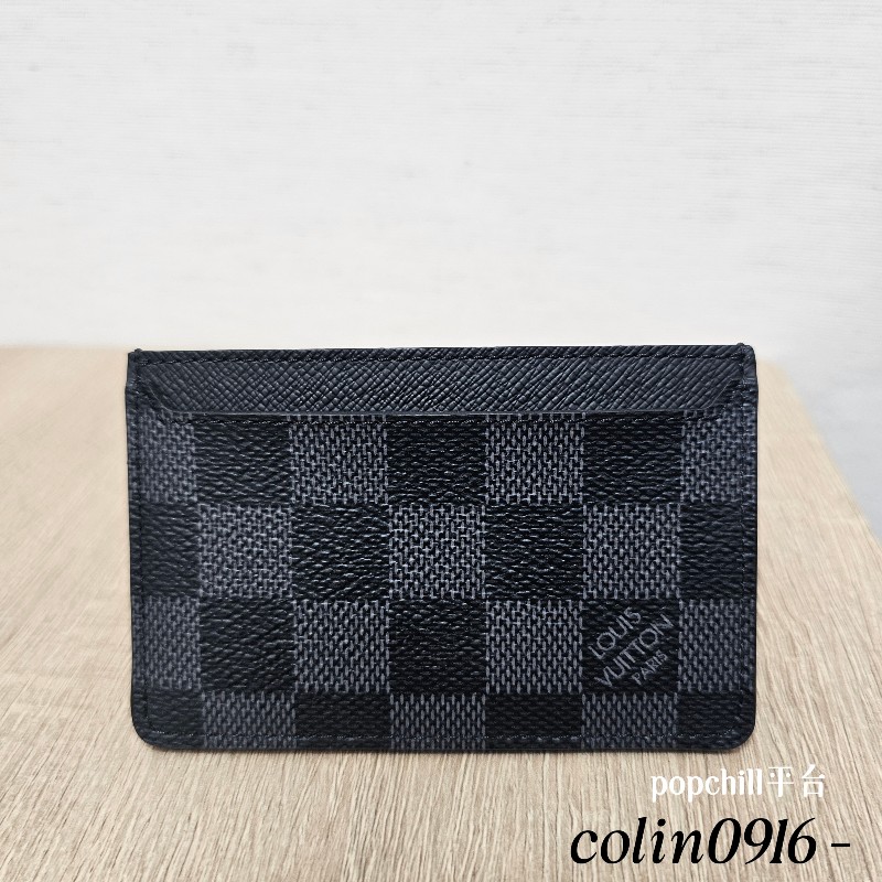 [實用名片卡夾☺️] LV黑灰棋盤格Neo名片卡夾-0
