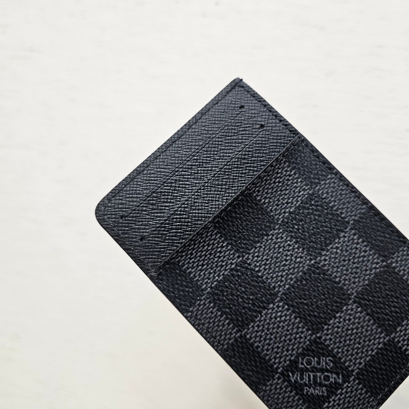 [實用名片卡夾☺️] LV黑灰棋盤格Neo名片卡夾-7