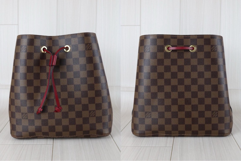 LV 棋盤格水桶包-4