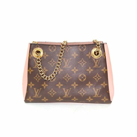 LOUIS VUITTON SureneBB24老花PVC金扣2019肩背包