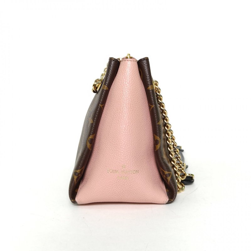 LOUIS VUITTON SureneBB24老花PVC金扣2019肩背包-1