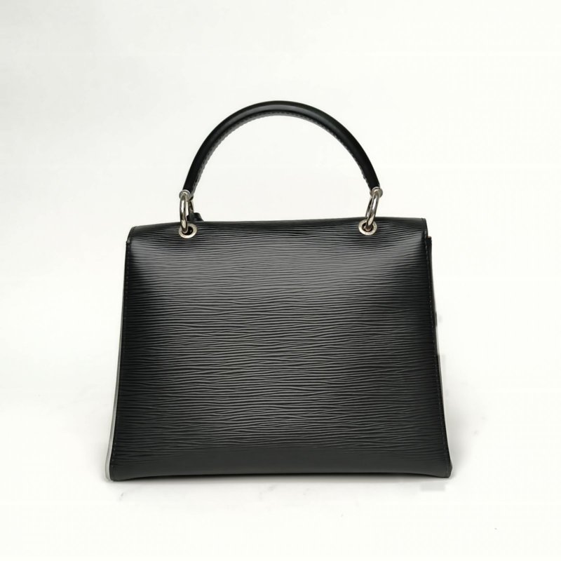 LOUIS VUITTON 黑色EPI水波紋牛皮黑扣2020Grenelle手提斜挎包肩背包-2