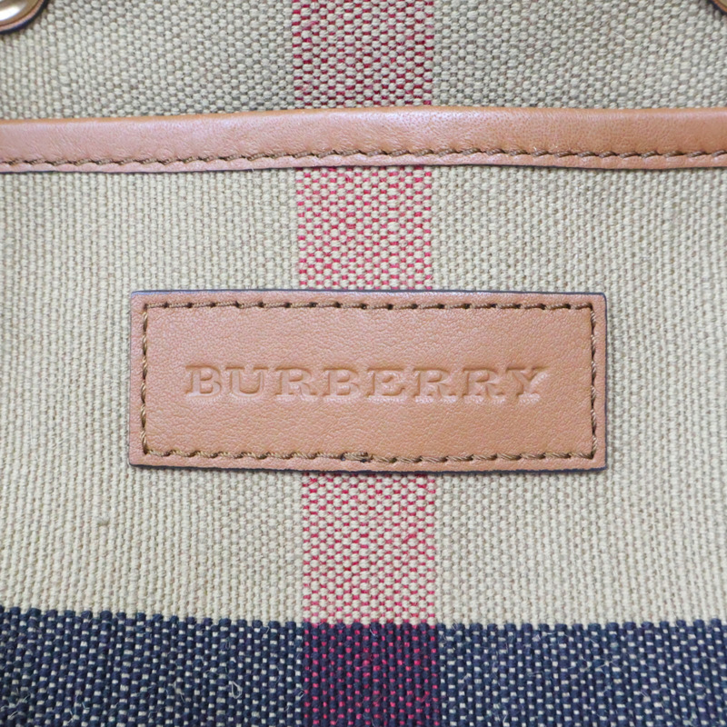 棕色 格紋帆布 Chiltern Heart 後背包【BURBERRY 巴寶莉】 4022470-7