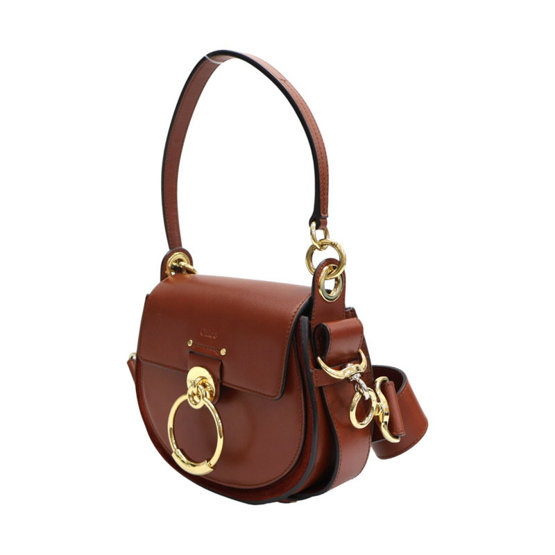 棕色牛皮 Tess 兩用包【Chloe 克羅伊】-2