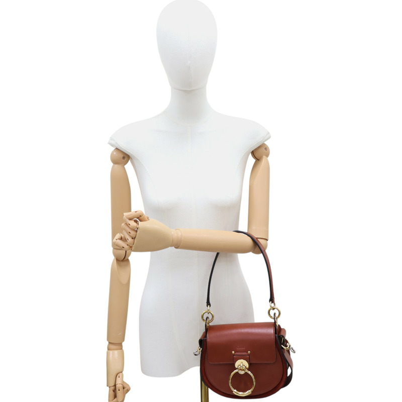 棕色牛皮 Tess 兩用包【Chloe 克羅伊】-9