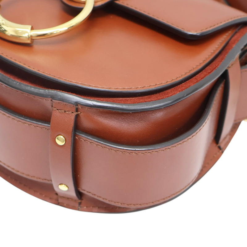棕色牛皮 Tess 兩用包【Chloe 克羅伊】-11