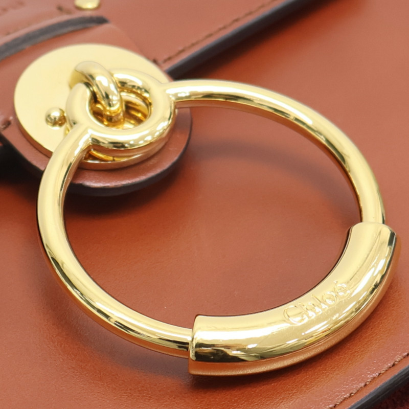 棕色牛皮 Tess 兩用包【Chloe 克羅伊】-15