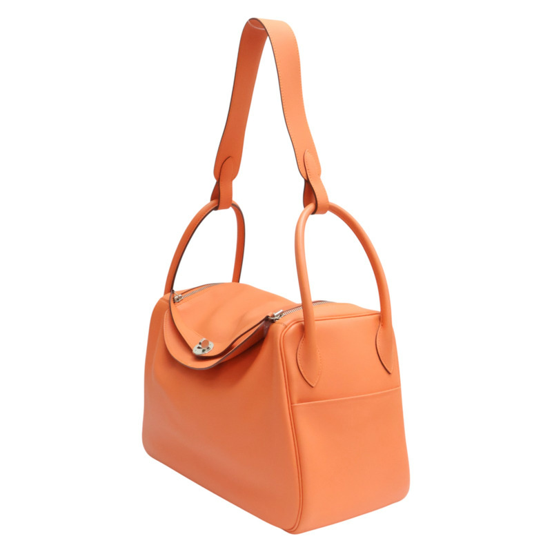 橘色 牛皮 Lindy34cm 肩背包 Q刻【HERMES 愛馬仕】-2