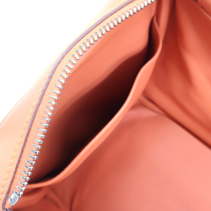 橘色 牛皮 Lindy34cm 肩背包 Q刻【HERMES 愛馬仕】-6