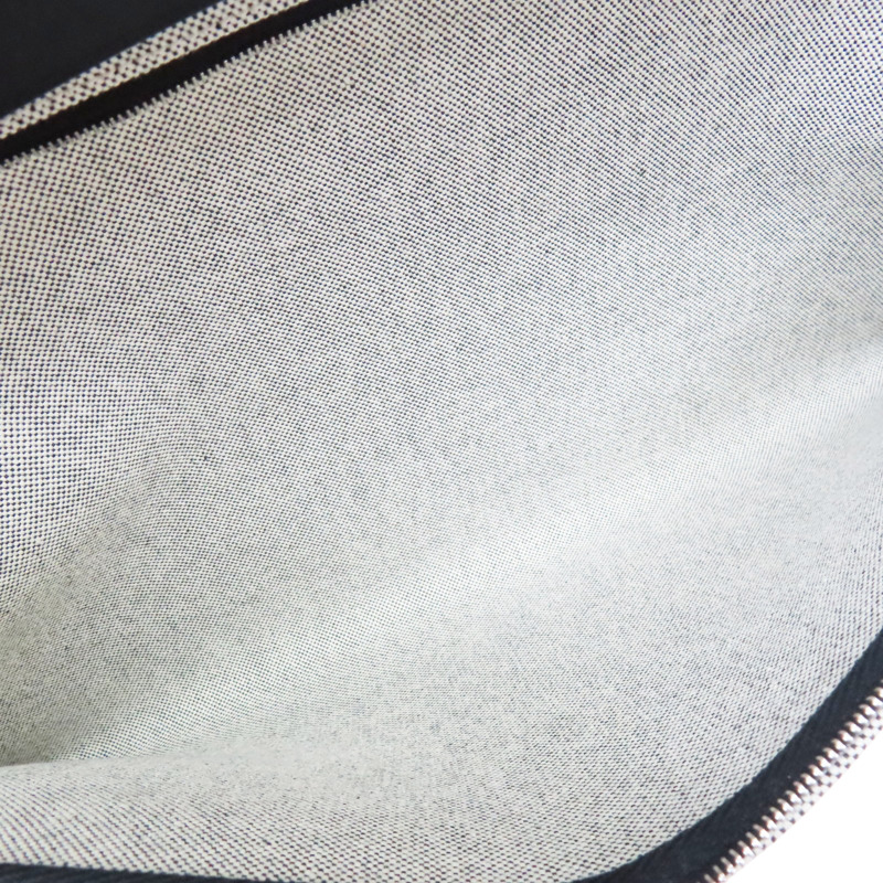 黑色牛皮 黑色帆布 狗狗圖案 Herbag 肩背包 K刻【HERMES 愛馬仕】-6