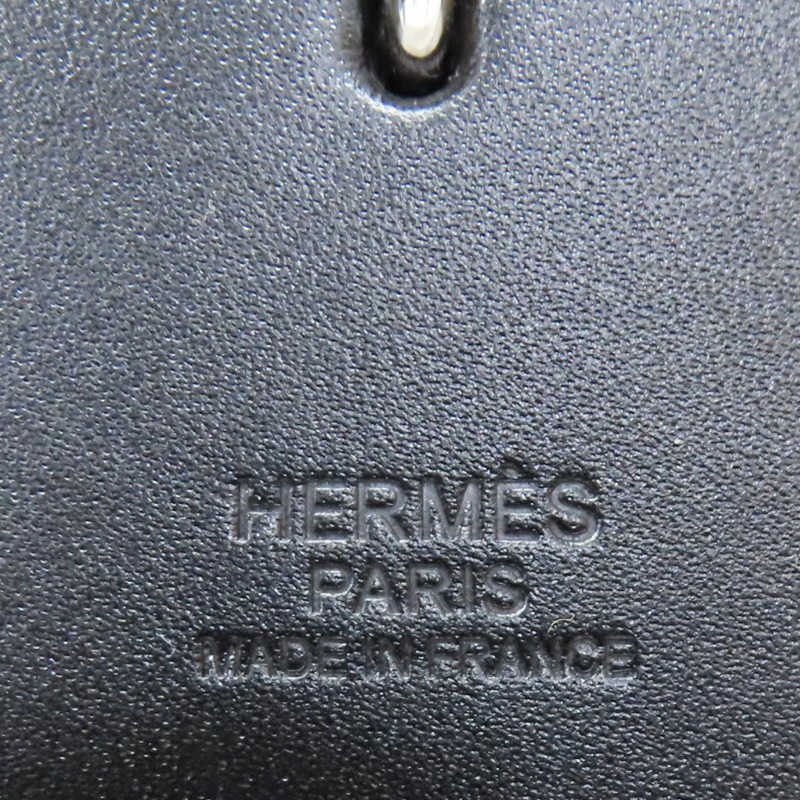 黑色牛皮 黑色帆布 狗狗圖案 Herbag 肩背包 K刻【HERMES 愛馬仕】-8