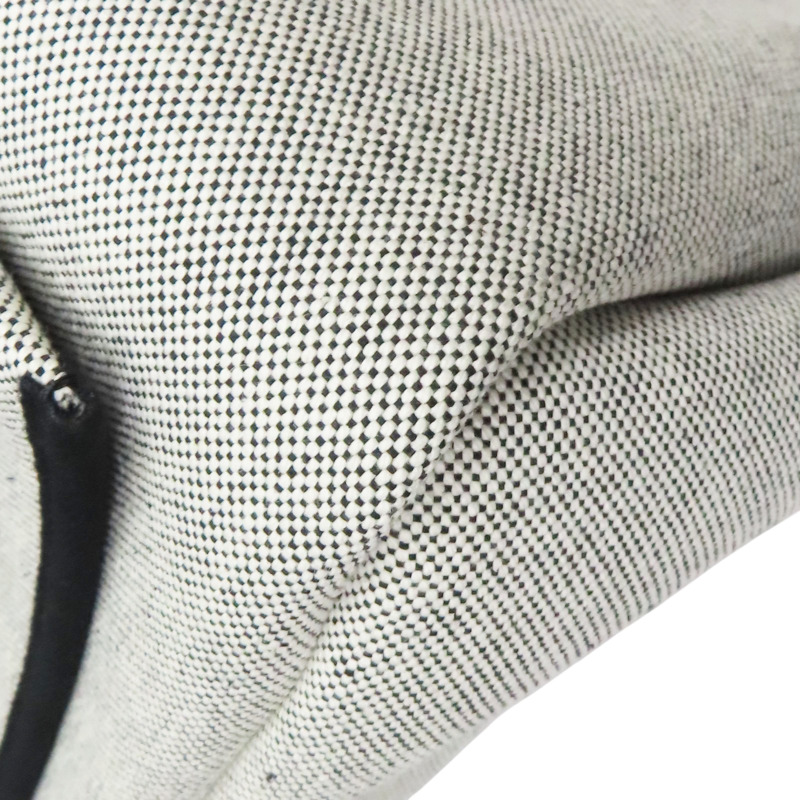 黑色牛皮 黑色帆布 狗狗圖案 Herbag 肩背包 K刻【HERMES 愛馬仕】-13