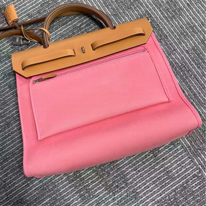 Hermes Herbag 31 新款粉色-2
