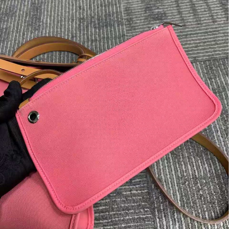 Hermes Herbag 31 新款粉色-12