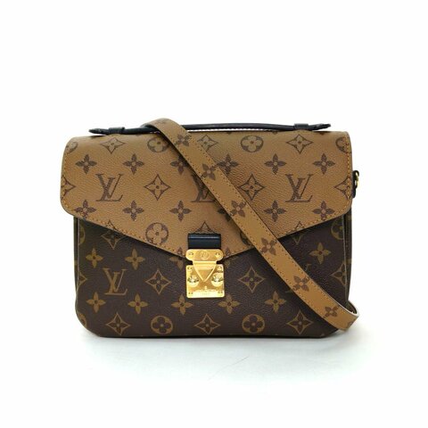 LOUIS VUITTON MetisPochette郵差包老花PVC金扣2020拼色肩背包