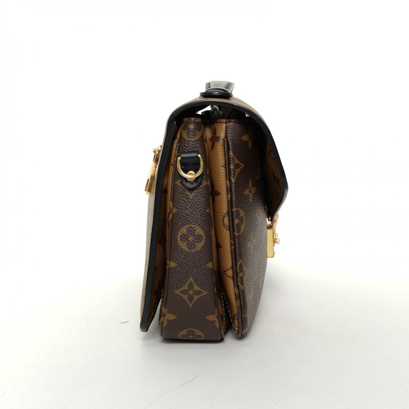 LOUIS VUITTON MetisPochette郵差包老花PVC金扣2020拼色肩背包-3