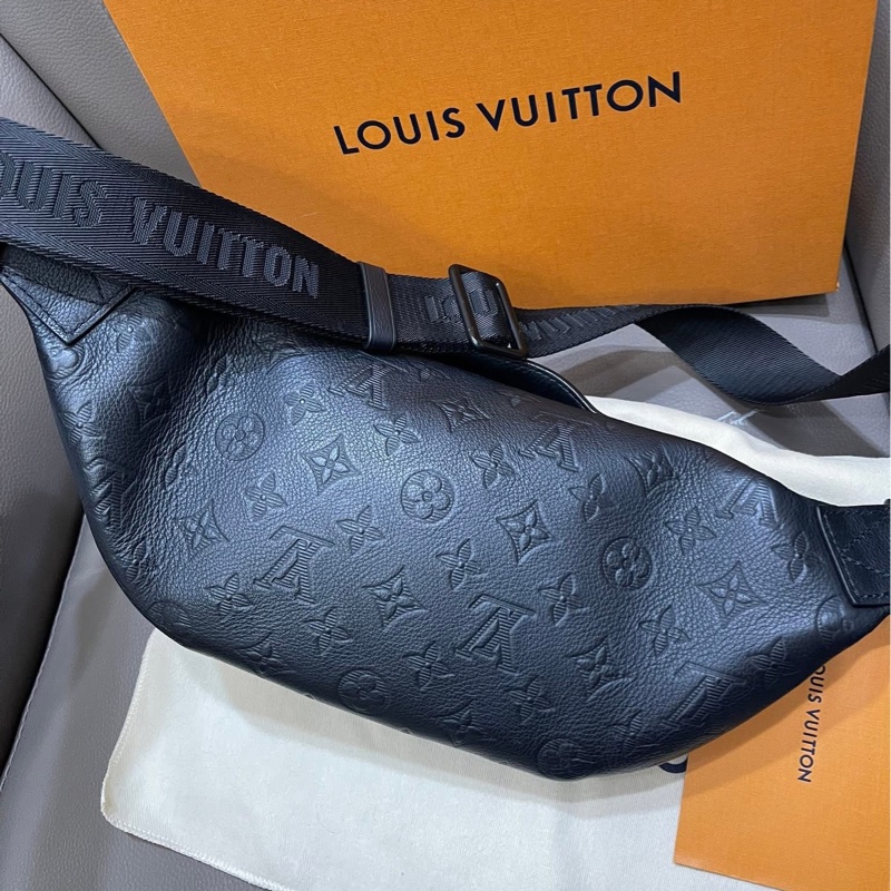 Rush 牛皮壓紋腰包-6