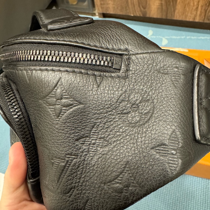 Rush 牛皮壓紋腰包-13