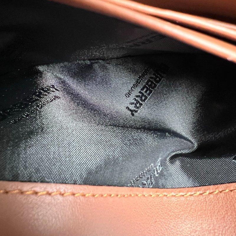 BURBERRY 格紋咖啡色掀蓋長夾-6