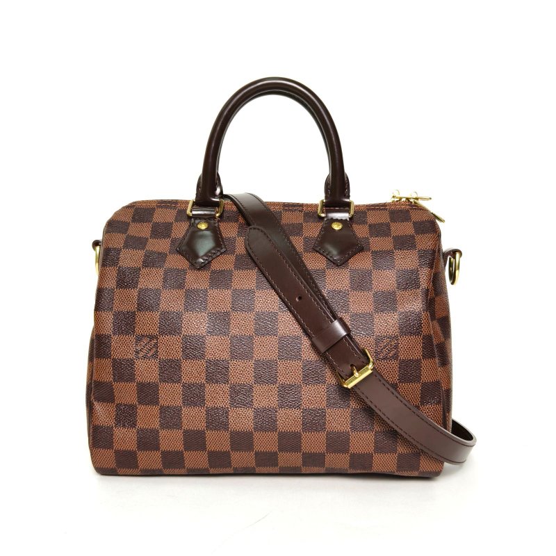 LOUIS VUITTON Sp25配肩帶棕色棋盤格PVC2018肩背包-0