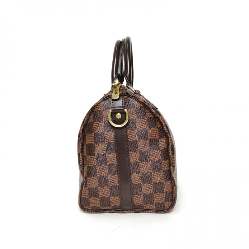 LOUIS VUITTON Sp25配肩帶棕色棋盤格PVC2018肩背包-3