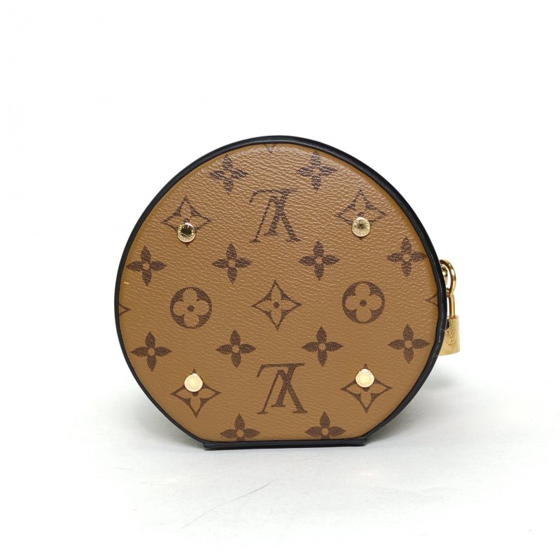 LOUIS VUITTON CANNES圓桶包拼色PVC2019老花肩背包-4