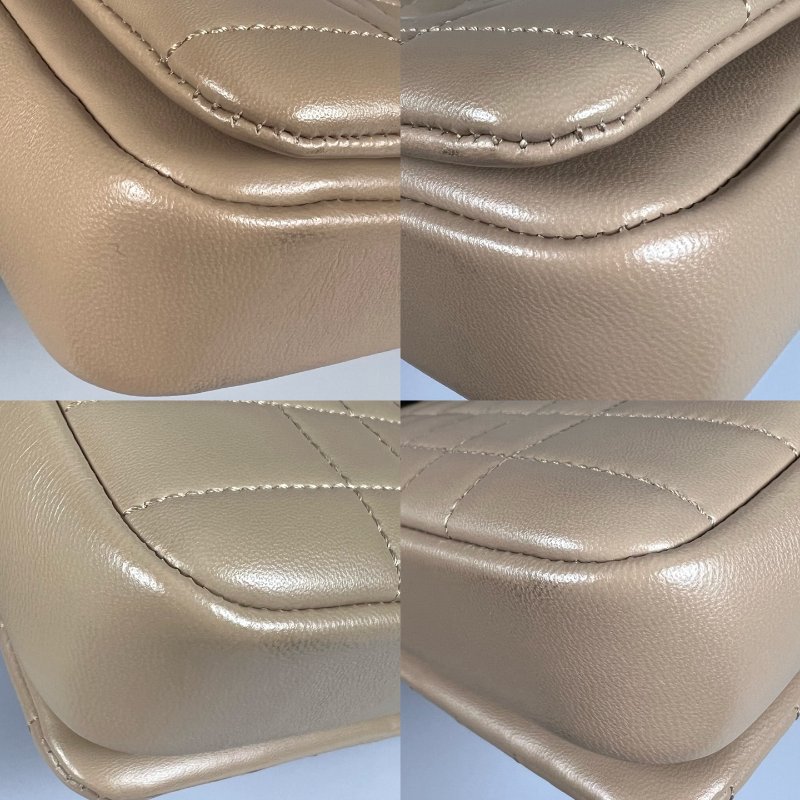 BURBERRY 奶茶色LOLA掀蓋側背包小號-11