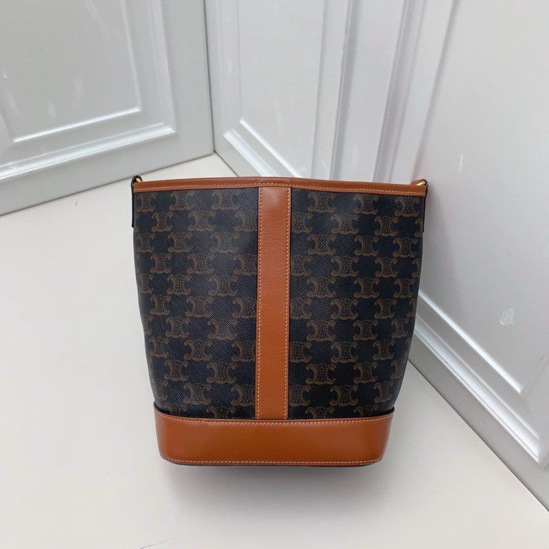 celine賽琳 老花凱旋門水桶包  -1